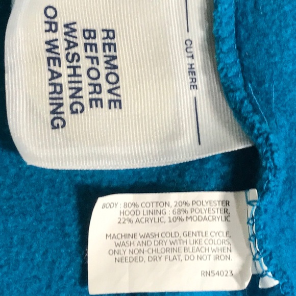 Sweater vest with faux fur lined hood. - Picture 6 of 7